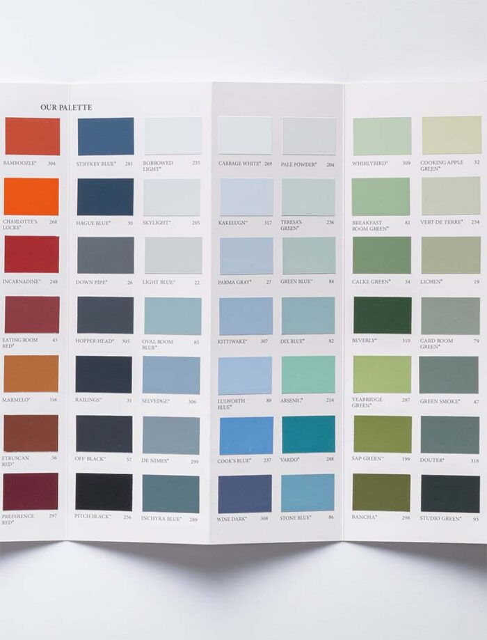Farbkarte Farrow & Ball 2025