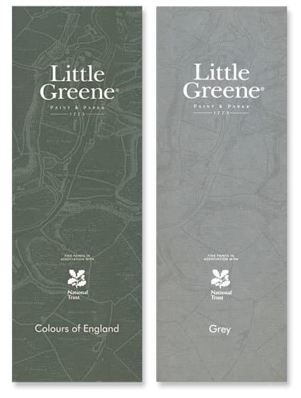 Farbkarte Little Greene Colours und Grey Cover