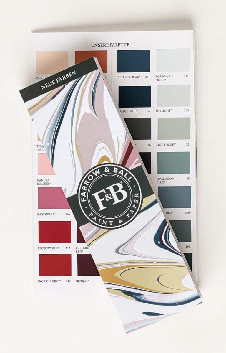 Farrow and Ball Farbkarte 2022