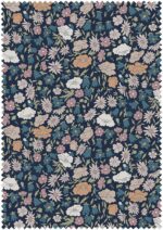 Liberty Stoffdesigns: Poppy Meadowfield, Pewter Blue