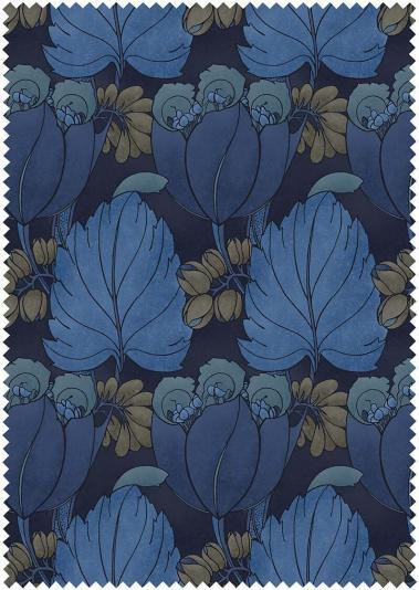 Liberty Stoffdesigns: Regency Tulip, Lapis