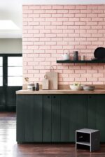 Little Greene Confetti 274, Lamp Black 228, Salix 991